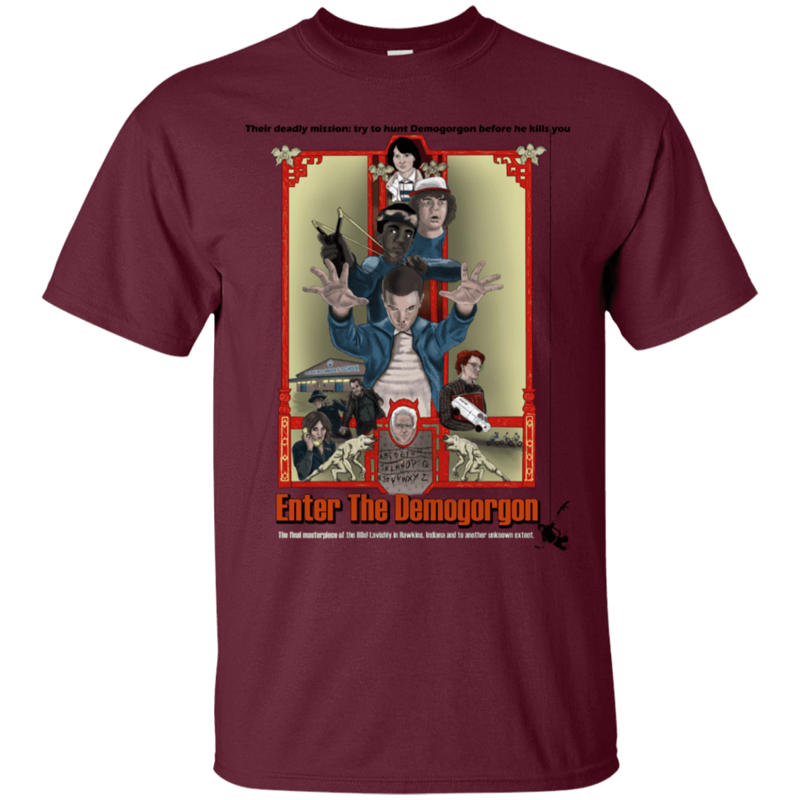 T-Shirts Maroon / S Enter the Dragon T-Shirt