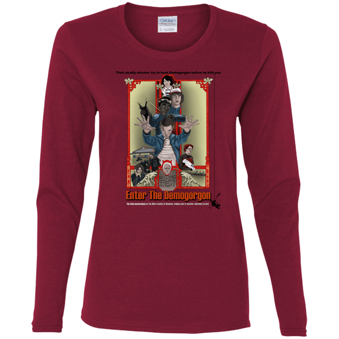 T-Shirts Cardinal / S Enter the Dragon Women's Long Sleeve T-Shirt