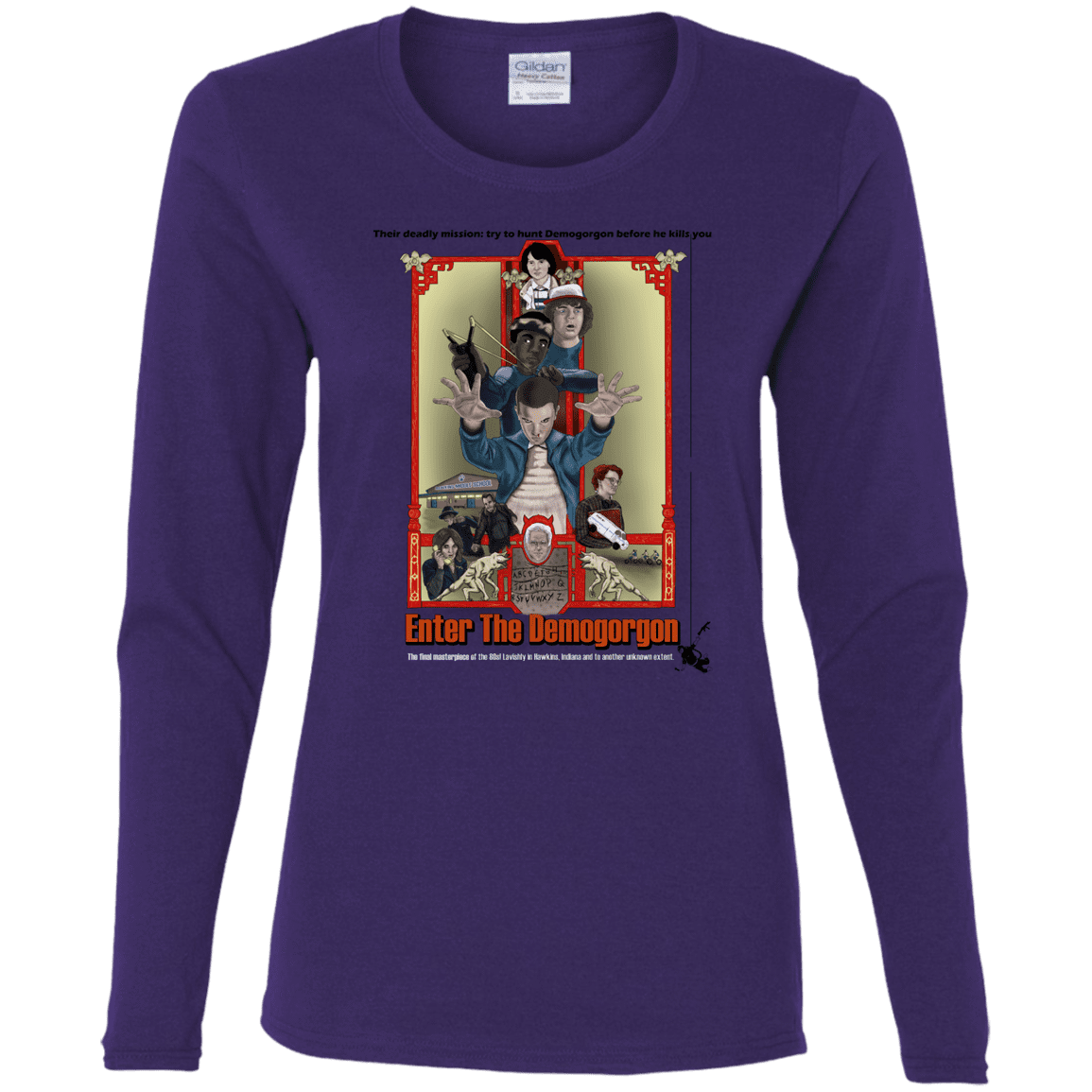 T-Shirts Purple / S Enter the Dragon Women's Long Sleeve T-Shirt