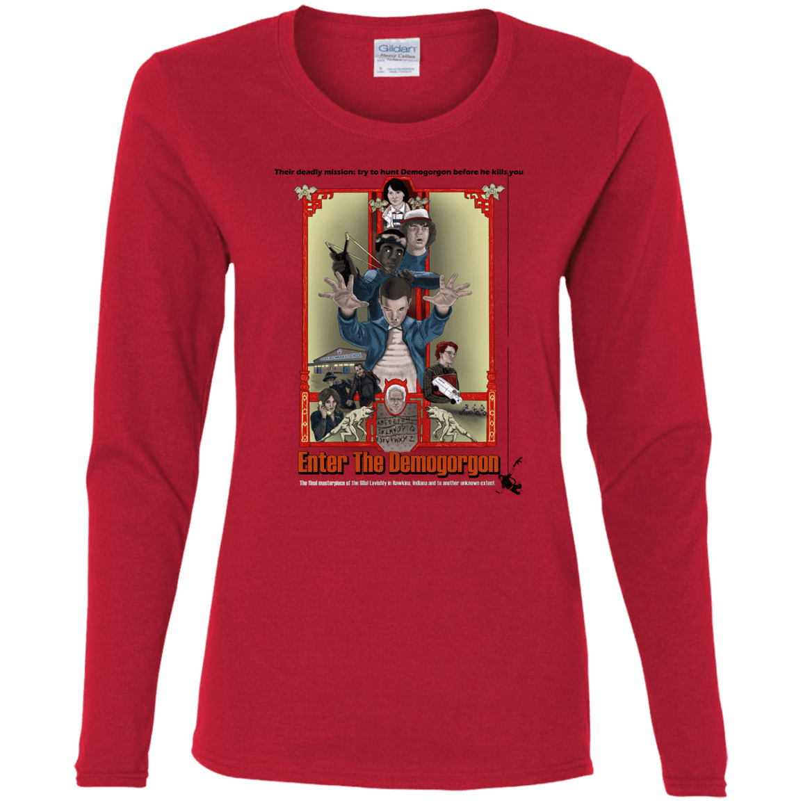 T-Shirts Red / S Enter the Dragon Women's Long Sleeve T-Shirt