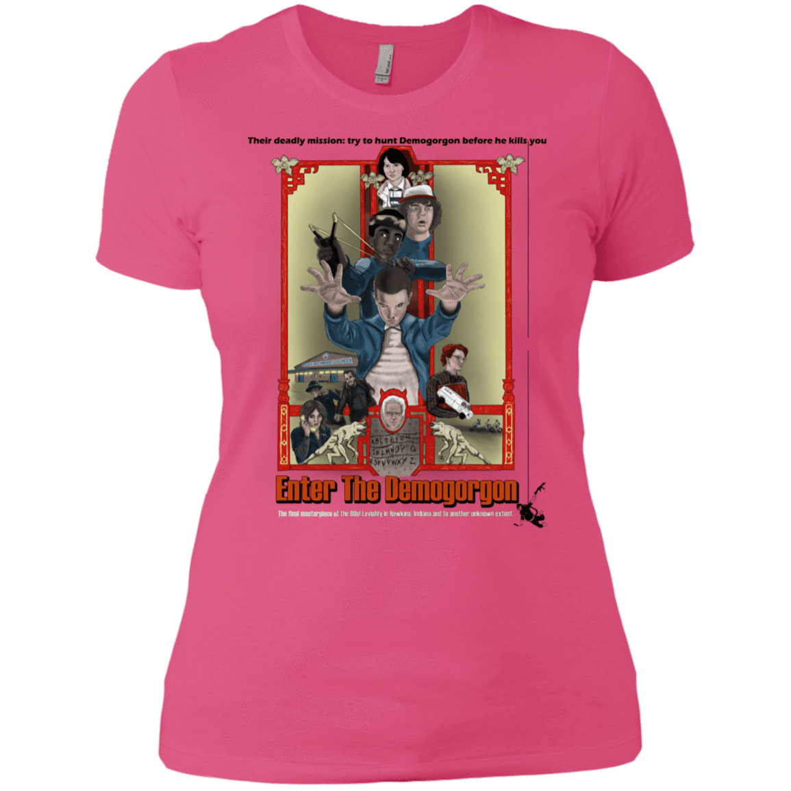 T-Shirts Hot Pink / X-Small Enter the Dragon Women's Premium T-Shirt
