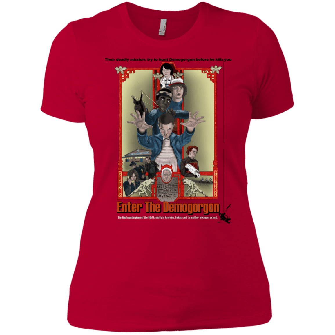 T-Shirts Red / X-Small Enter the Dragon Women's Premium T-Shirt
