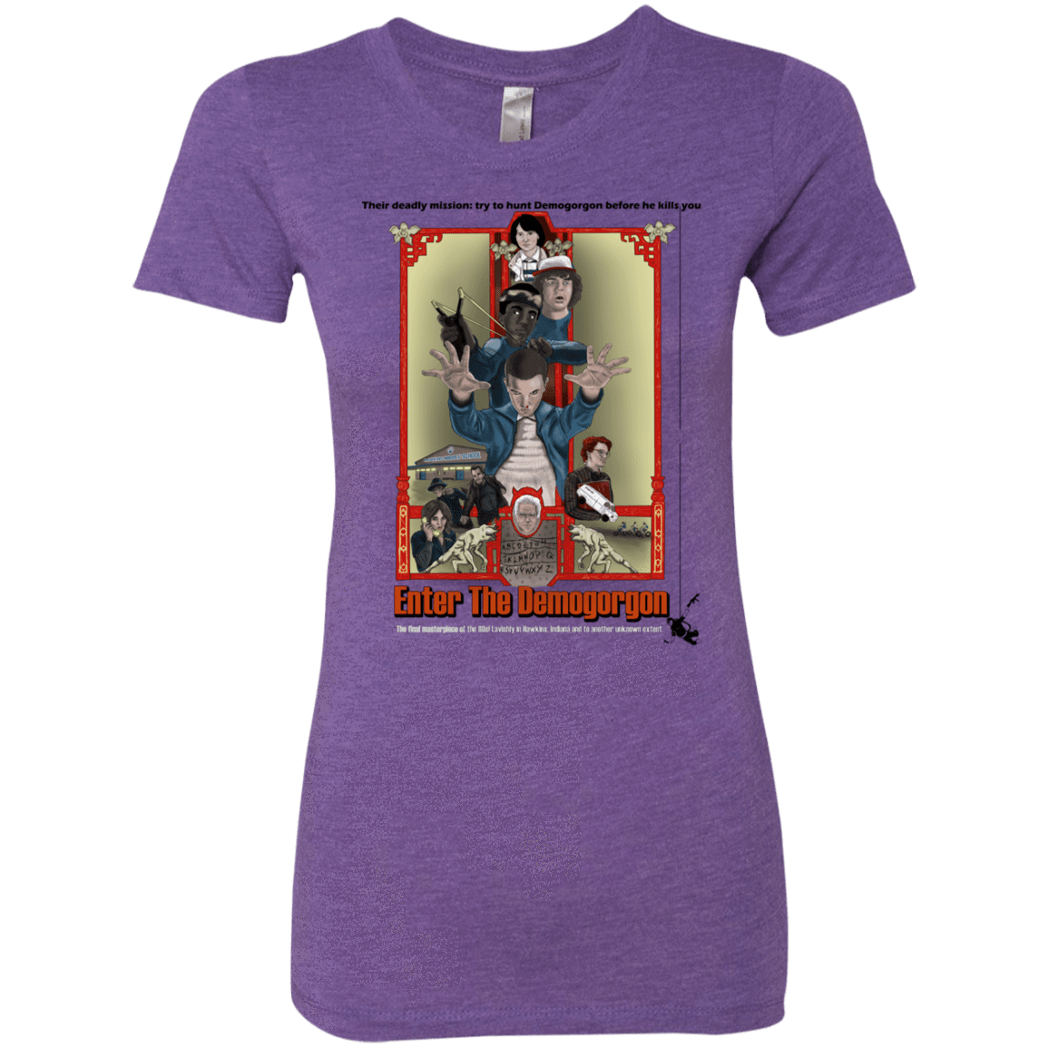 T-Shirts Purple Rush / S Enter the Dragon Women's Triblend T-Shirt