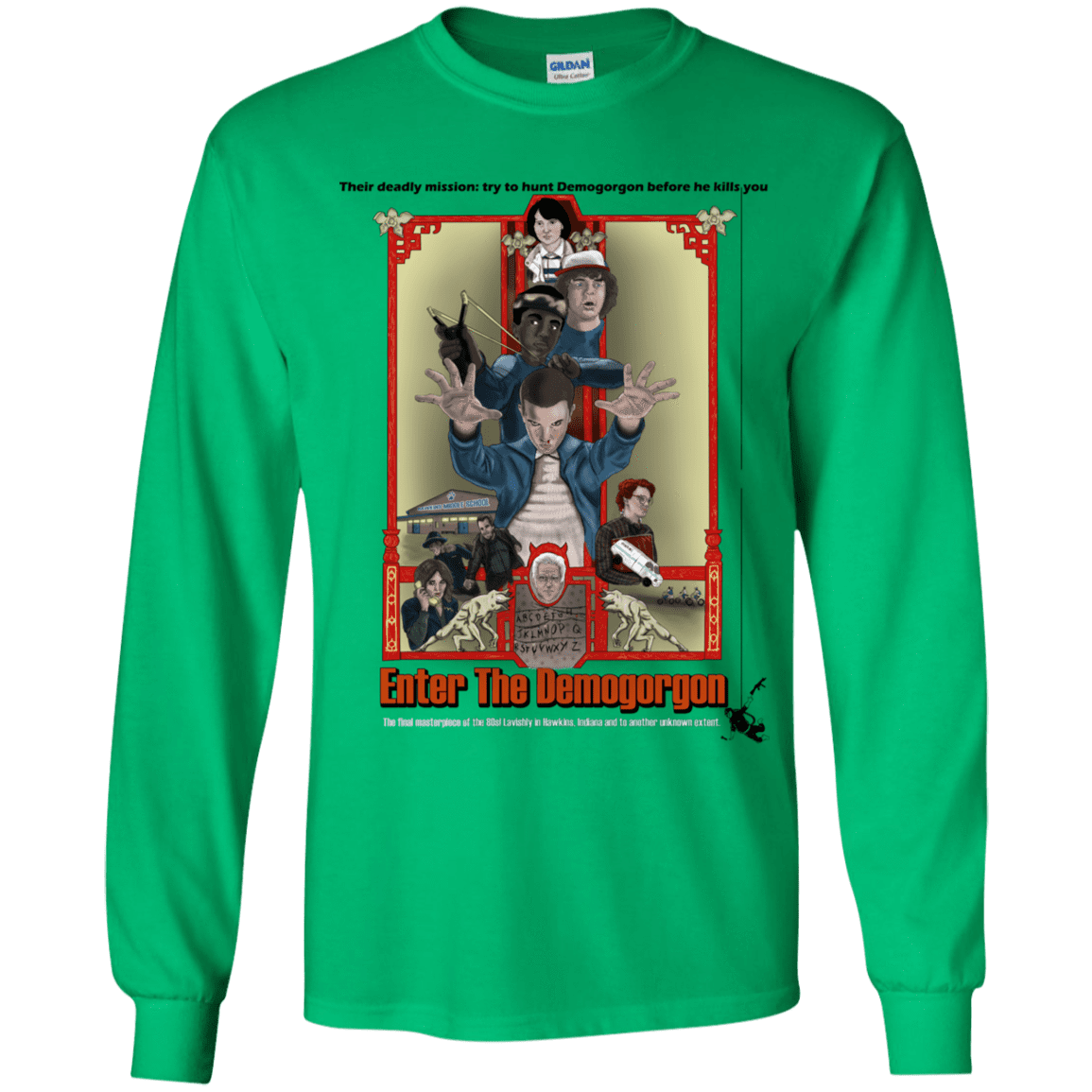 T-Shirts Irish Green / YS Enter the Dragon Youth Long Sleeve T-Shirt