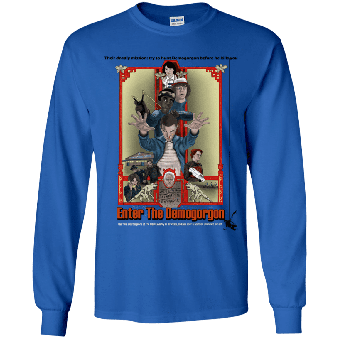 T-Shirts Royal / YS Enter the Dragon Youth Long Sleeve T-Shirt