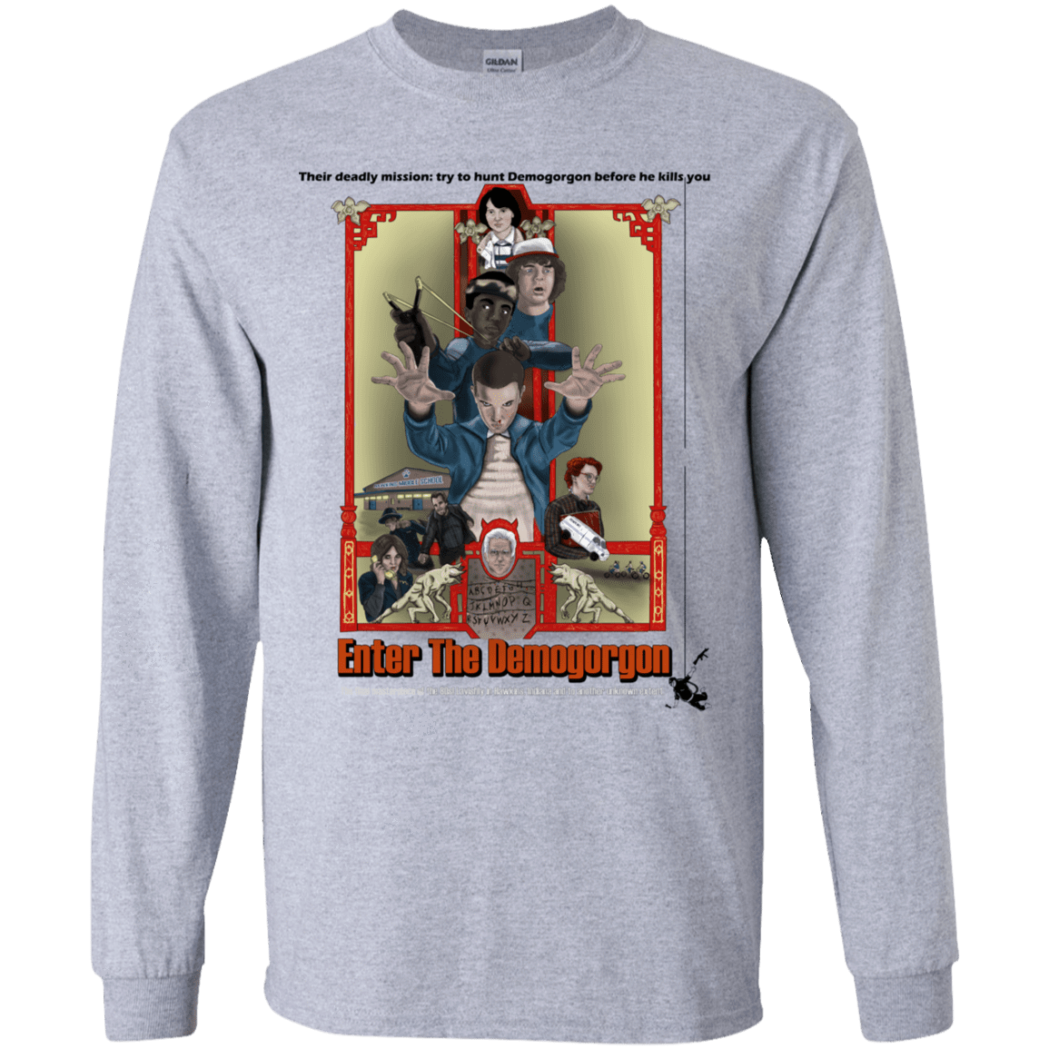 T-Shirts Sport Grey / YS Enter the Dragon Youth Long Sleeve T-Shirt