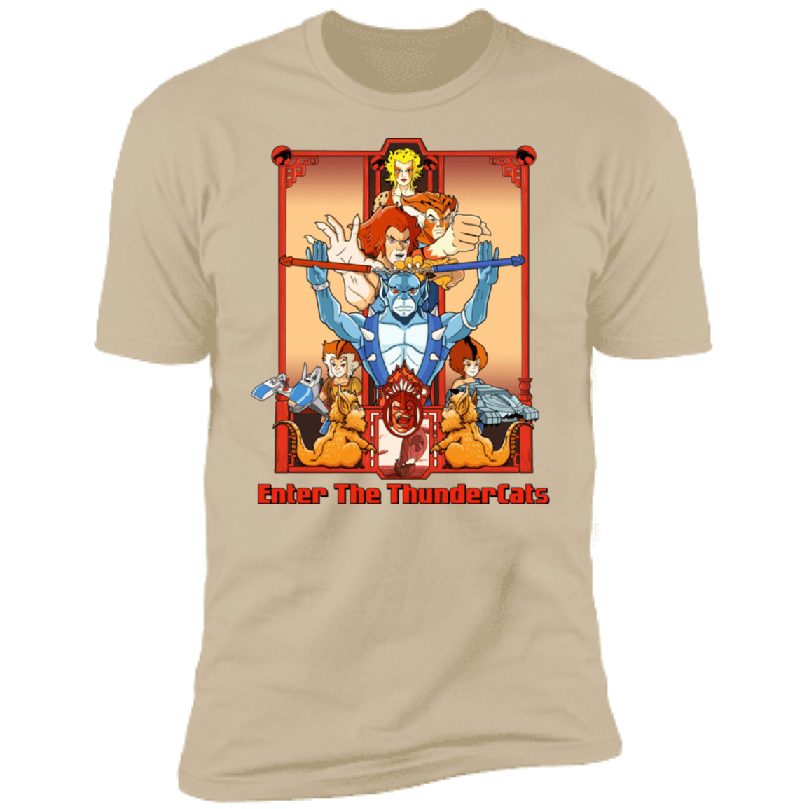 T-Shirts Sand / S Enter The Thundercats Men's Premium T-Shirt