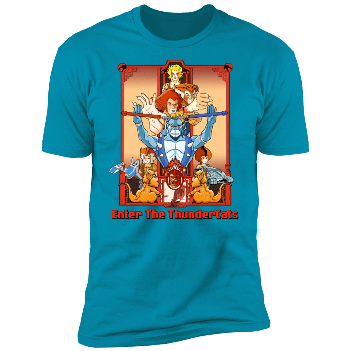 T-Shirts Turquoise / S Enter The Thundercats Men's Premium T-Shirt