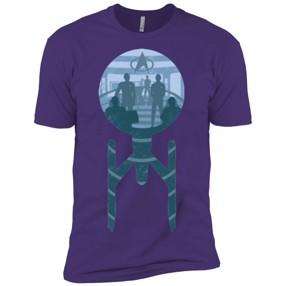 T-Shirts Purple / X-Small Enterprise Crew Men's Premium T-Shirt