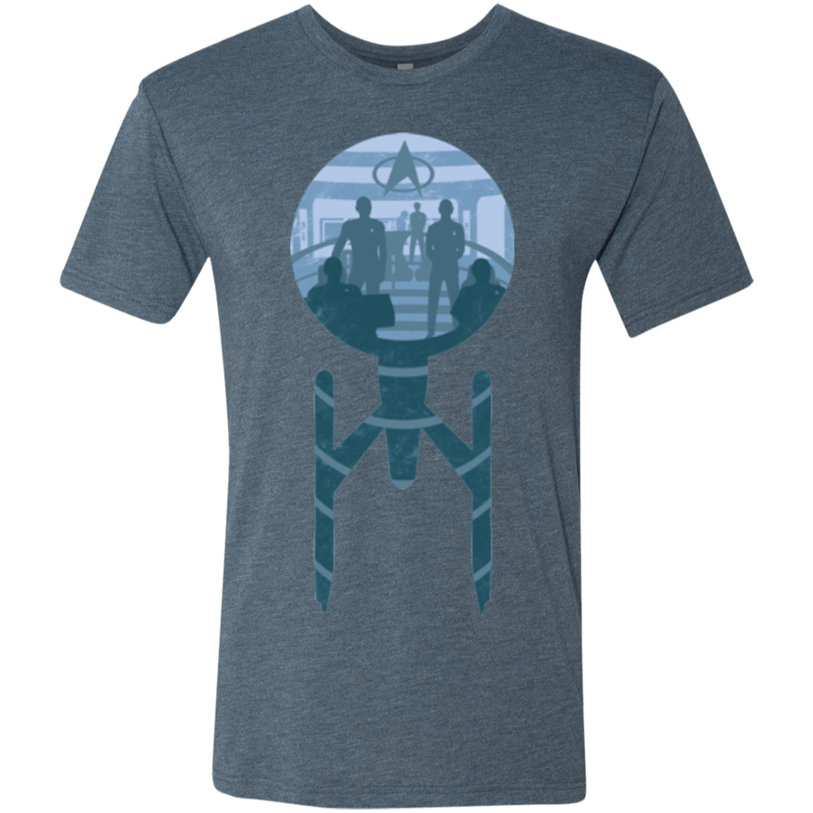 T-Shirts Indigo / Small Enterprise Crew Men's Triblend T-Shirt