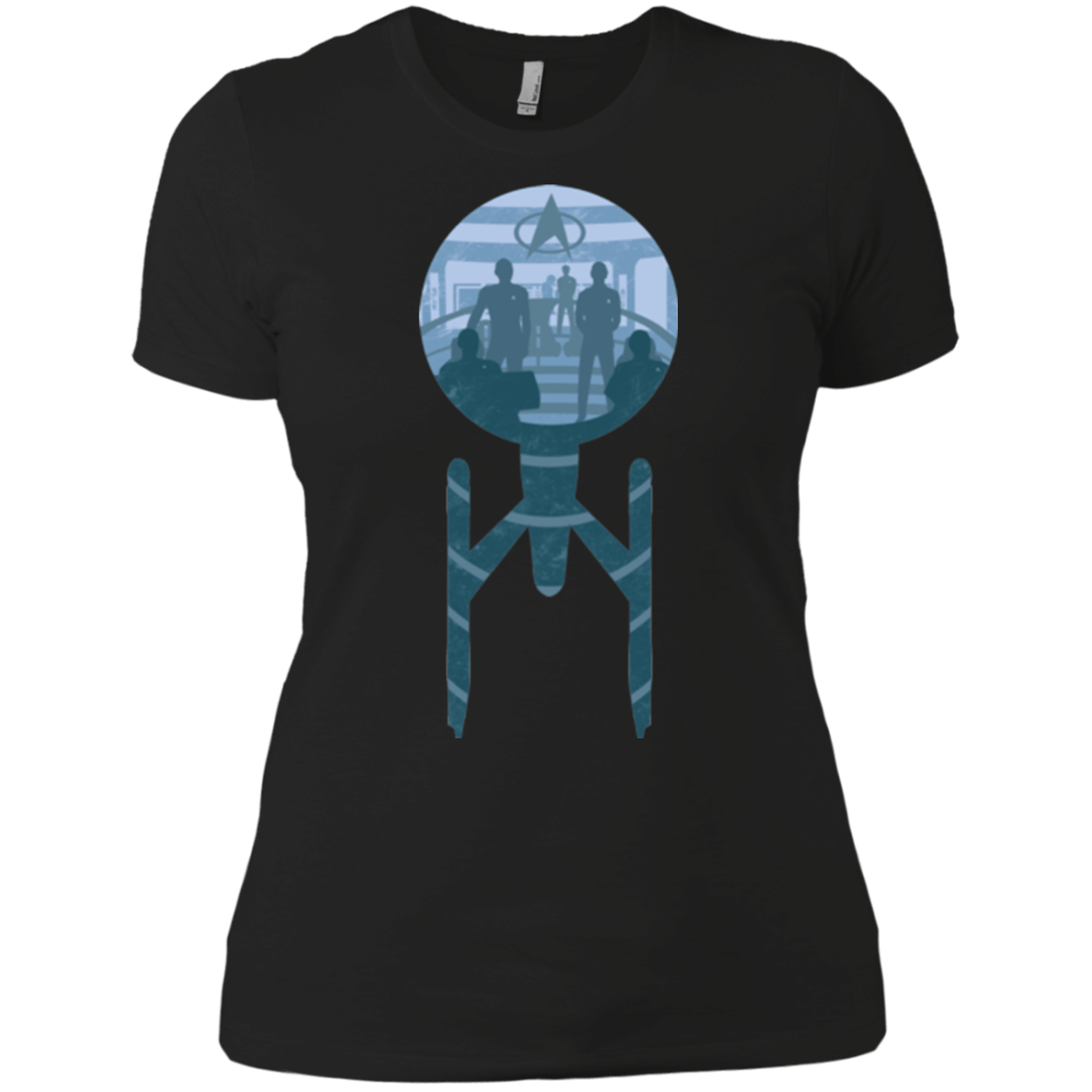 T-Shirts Black / X-Small Enterprise Crew Women's Premium T-Shirt