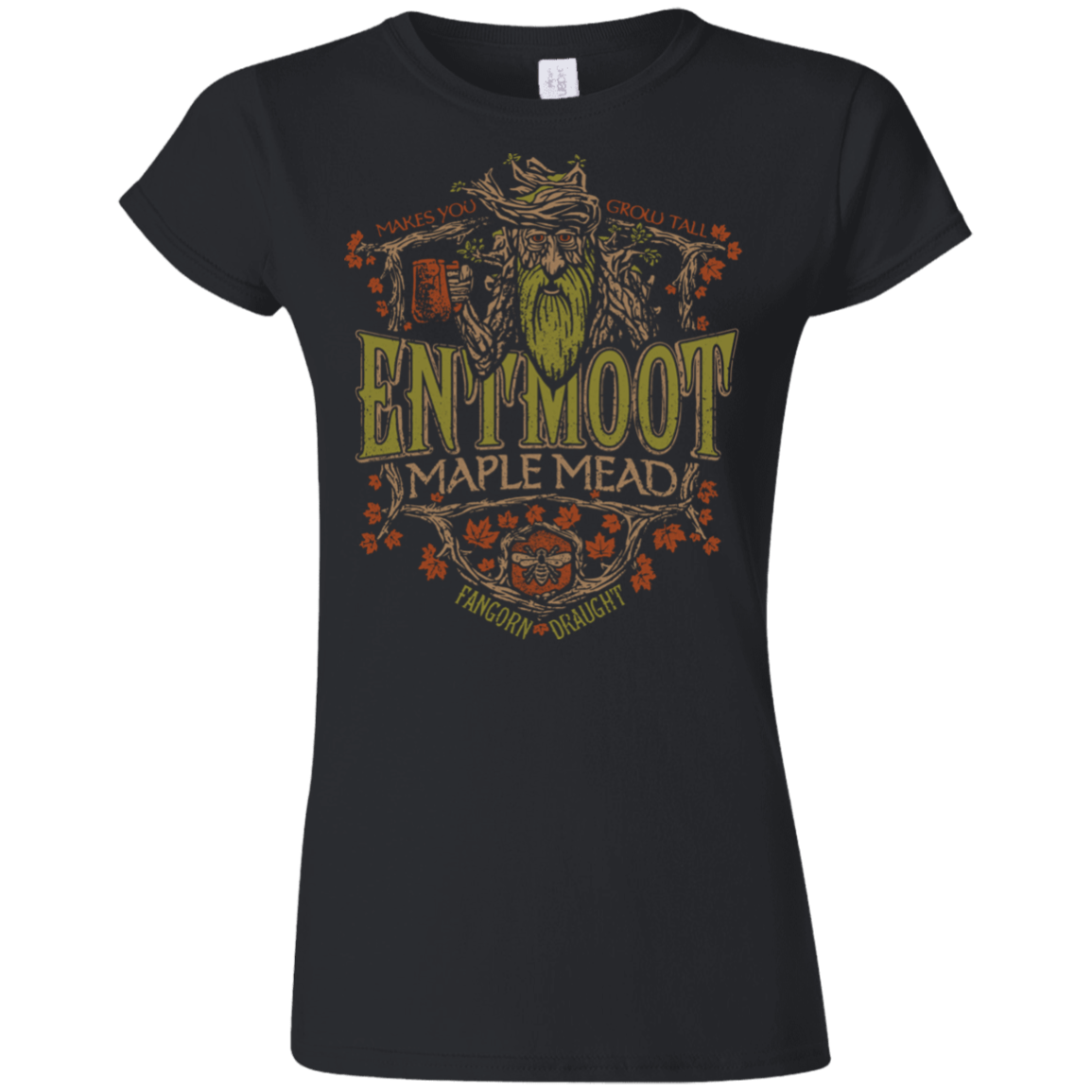T-Shirts Black / S Entmoot Maple Mead Junior Slimmer-Fit T-Shirt