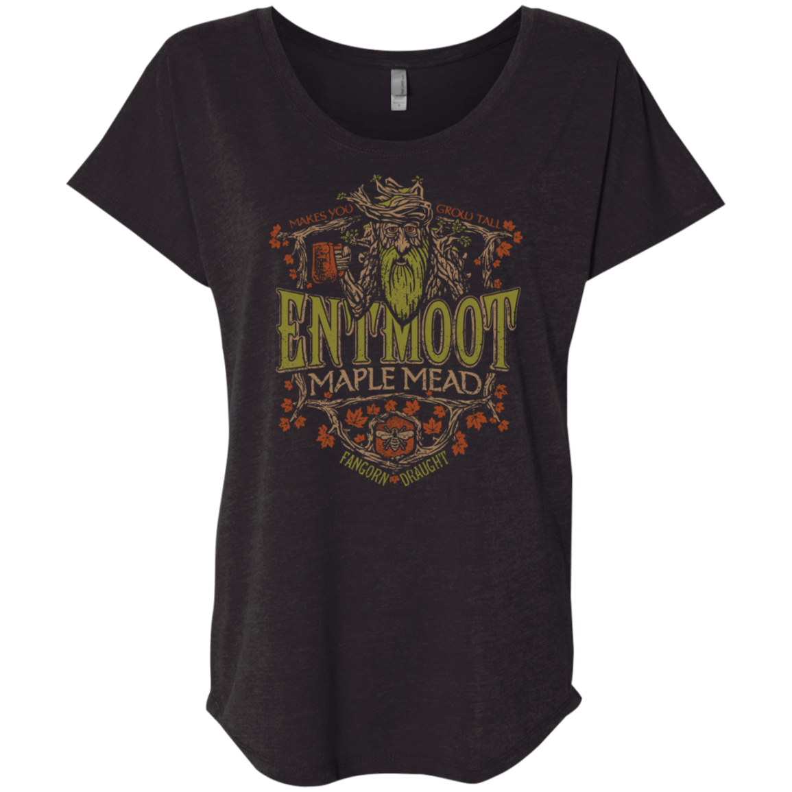 T-Shirts Vintage Black / X-Small Entmoot Maple Mead Triblend Dolman Sleeve