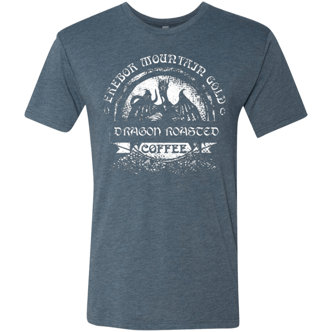 T-Shirts Indigo / Small Erebor Coffee Men's Triblend T-Shirt