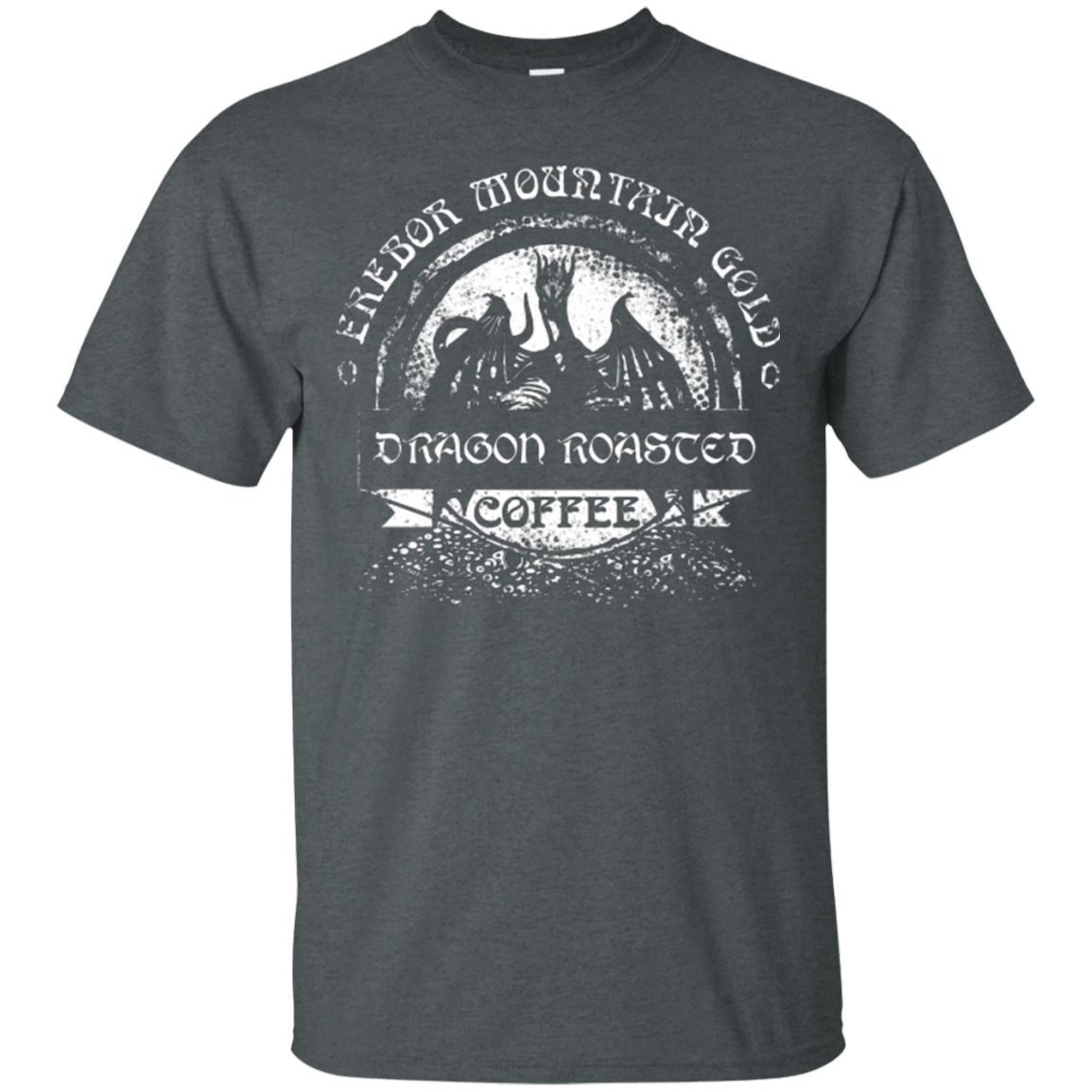 T-Shirts Dark Heather / Small Erebor Coffee T-Shirt
