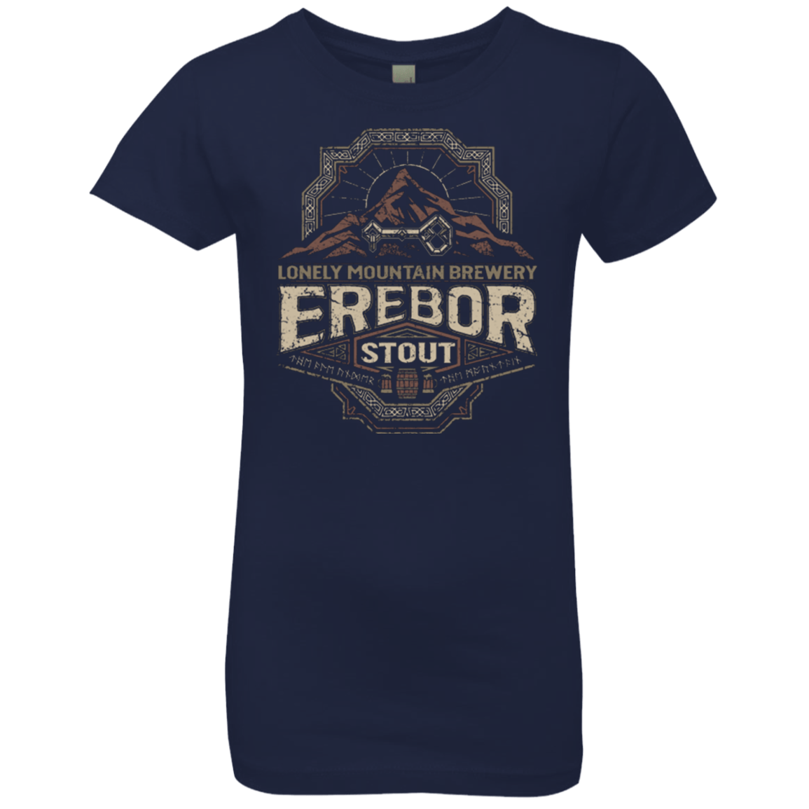 T-Shirts Midnight Navy / YXS Erebor Stout Girls Premium T-Shirt