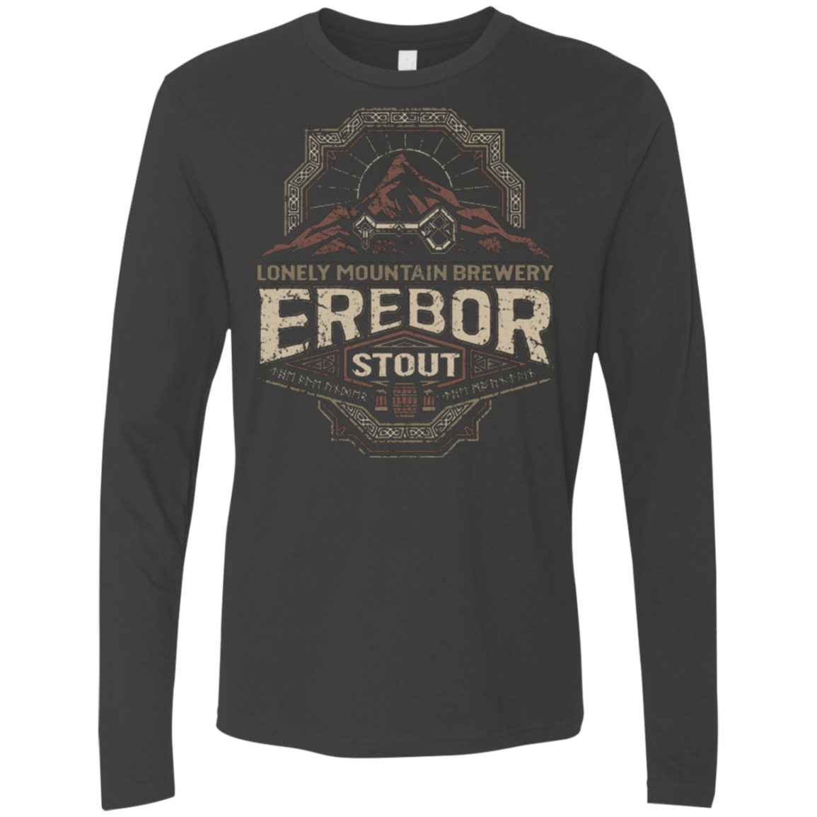 T-Shirts Heavy Metal / Small Erebor Stout Men's Premium Long Sleeve