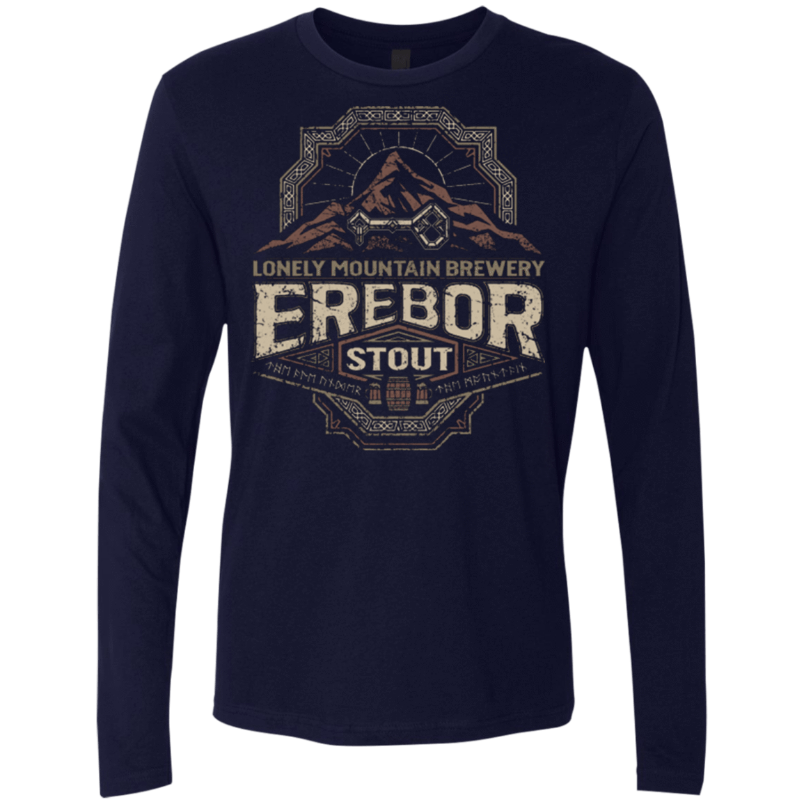 T-Shirts Midnight Navy / Small Erebor Stout Men's Premium Long Sleeve