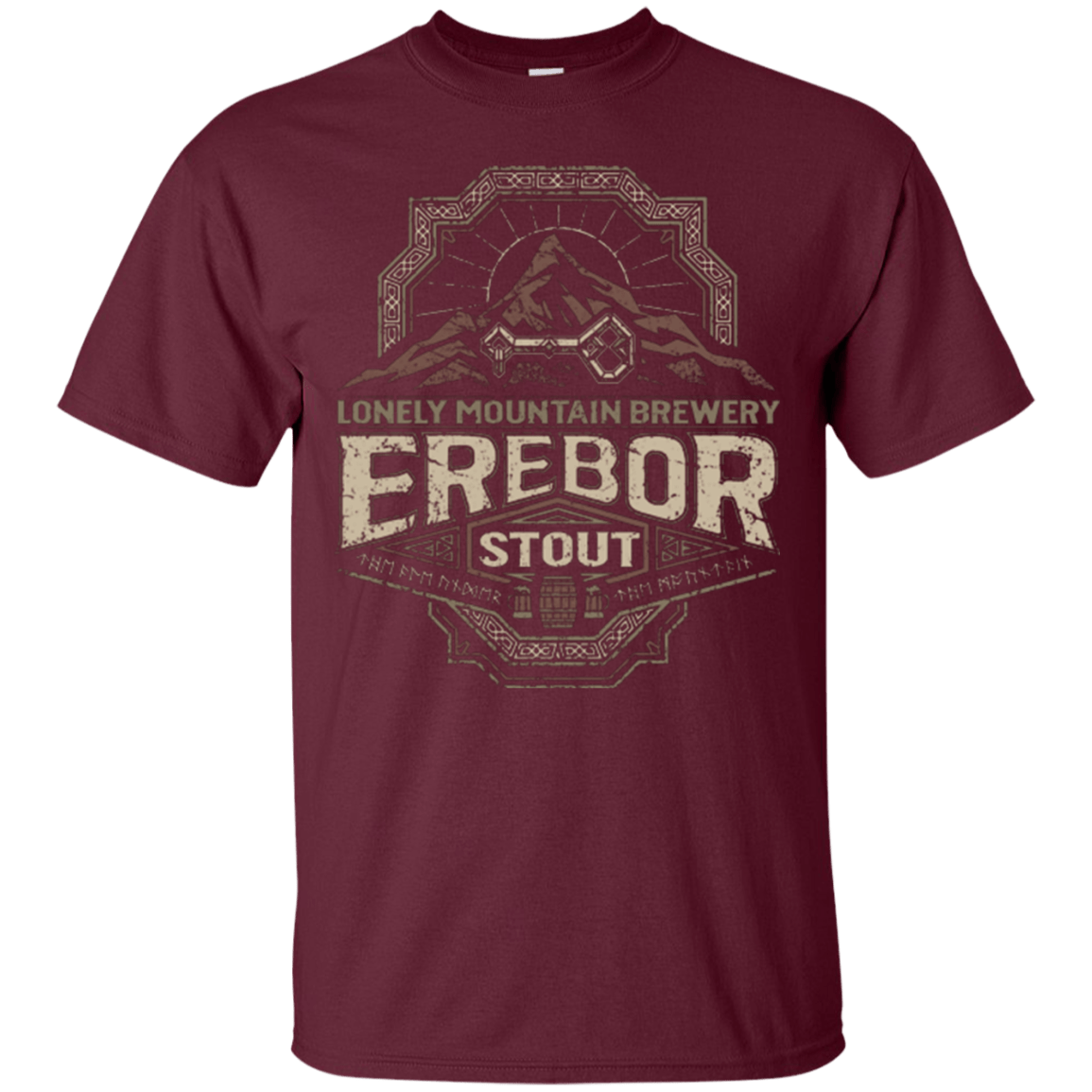 T-Shirts Maroon / Small Erebor Stout T-Shirt