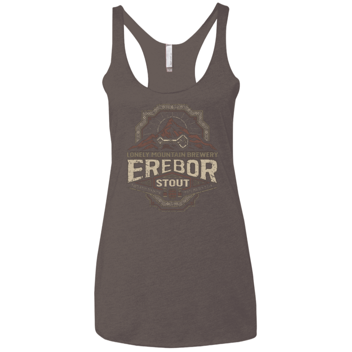 T-Shirts Macchiato / X-Small Erebor Stout Women's Triblend Racerback Tank