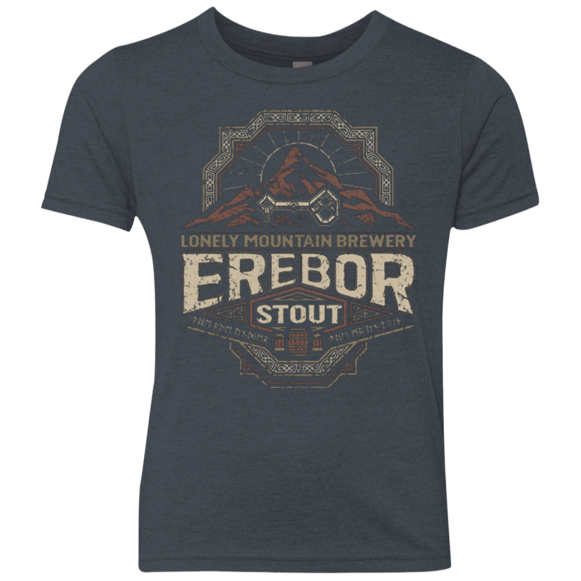 T-Shirts Vintage Navy / YXS Erebor Stout Youth Triblend T-Shirt