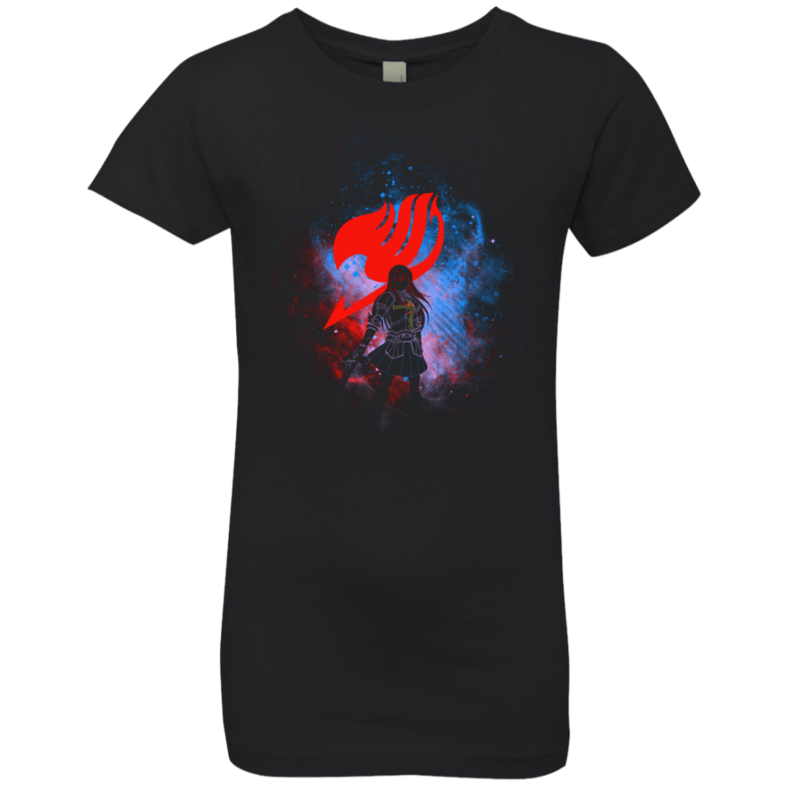 T-Shirts Black / YXS ERZA ART Girls Premium T-Shirt