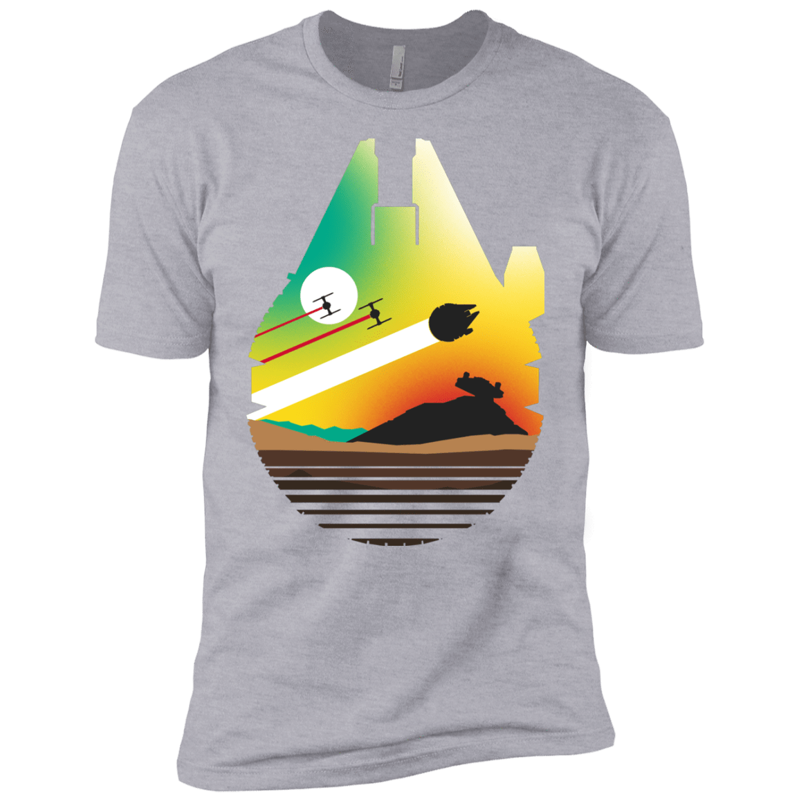 T-Shirts Heather Grey / YXS Escape from Desert Planet Boys Premium T-Shirt