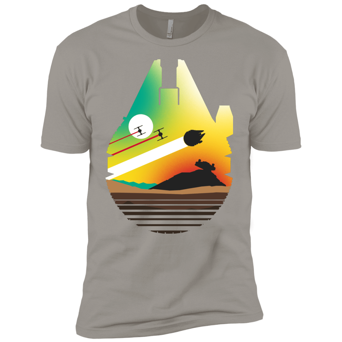 T-Shirts Light Grey / YXS Escape from Desert Planet Boys Premium T-Shirt