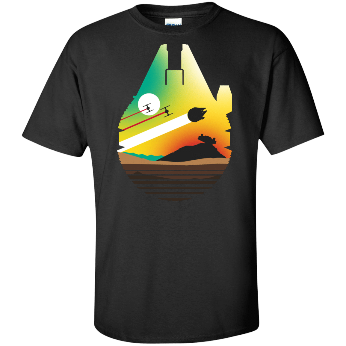 T-Shirts Black / XLT Escape from Desert Planet Tall T-Shirt