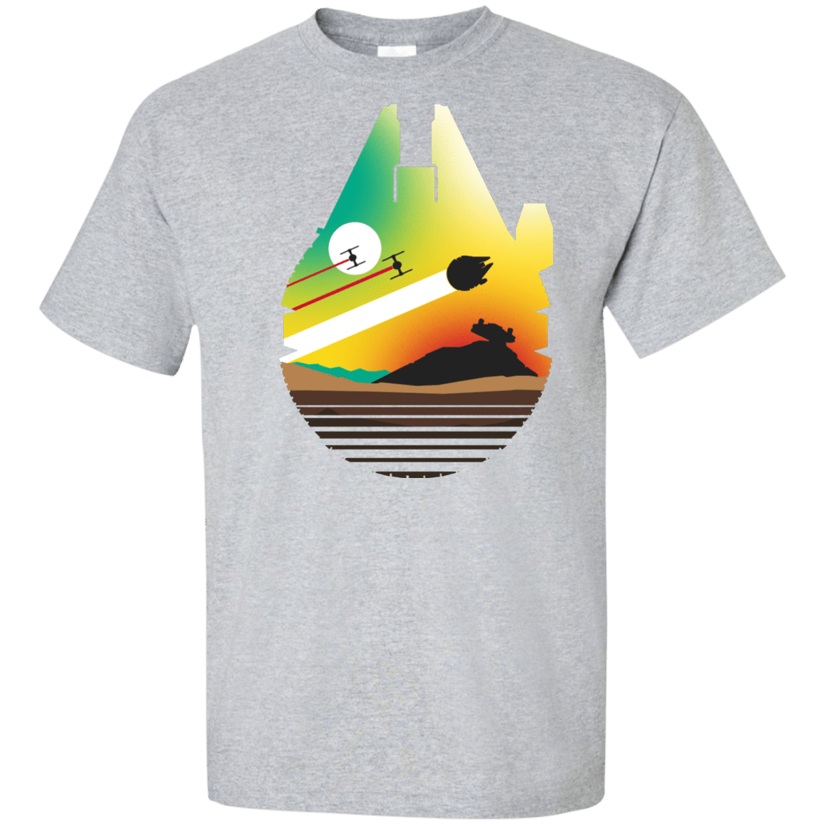 T-Shirts Sport Grey / XLT Escape from Desert Planet Tall T-Shirt