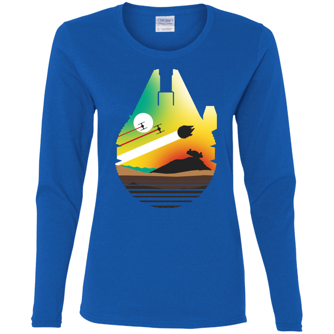 T-Shirts Royal / S Escape from Desert Planet Women's Long Sleeve T-Shirt