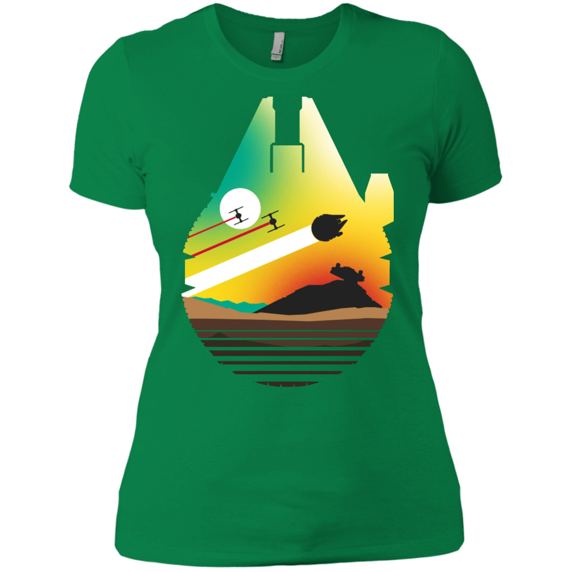 T-Shirts Kelly Green / X-Small Escape from Desert Planet Women's Premium T-Shirt