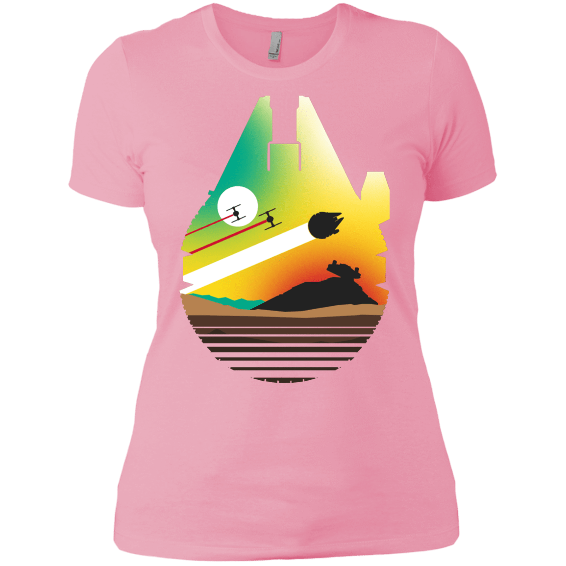 T-Shirts Light Pink / X-Small Escape from Desert Planet Women's Premium T-Shirt
