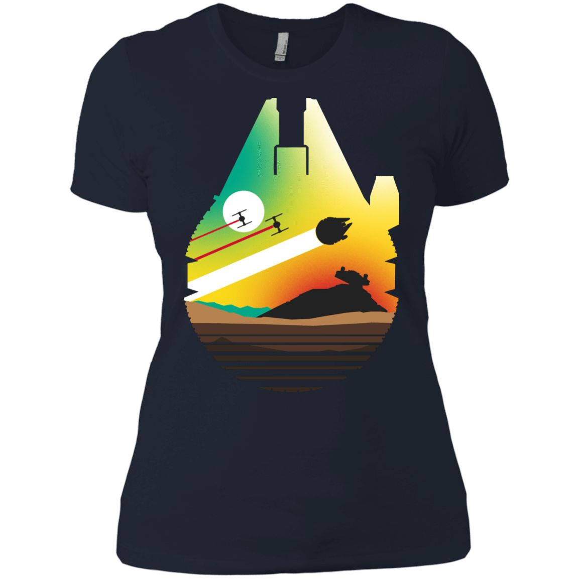 T-Shirts Midnight Navy / X-Small Escape from Desert Planet Women's Premium T-Shirt