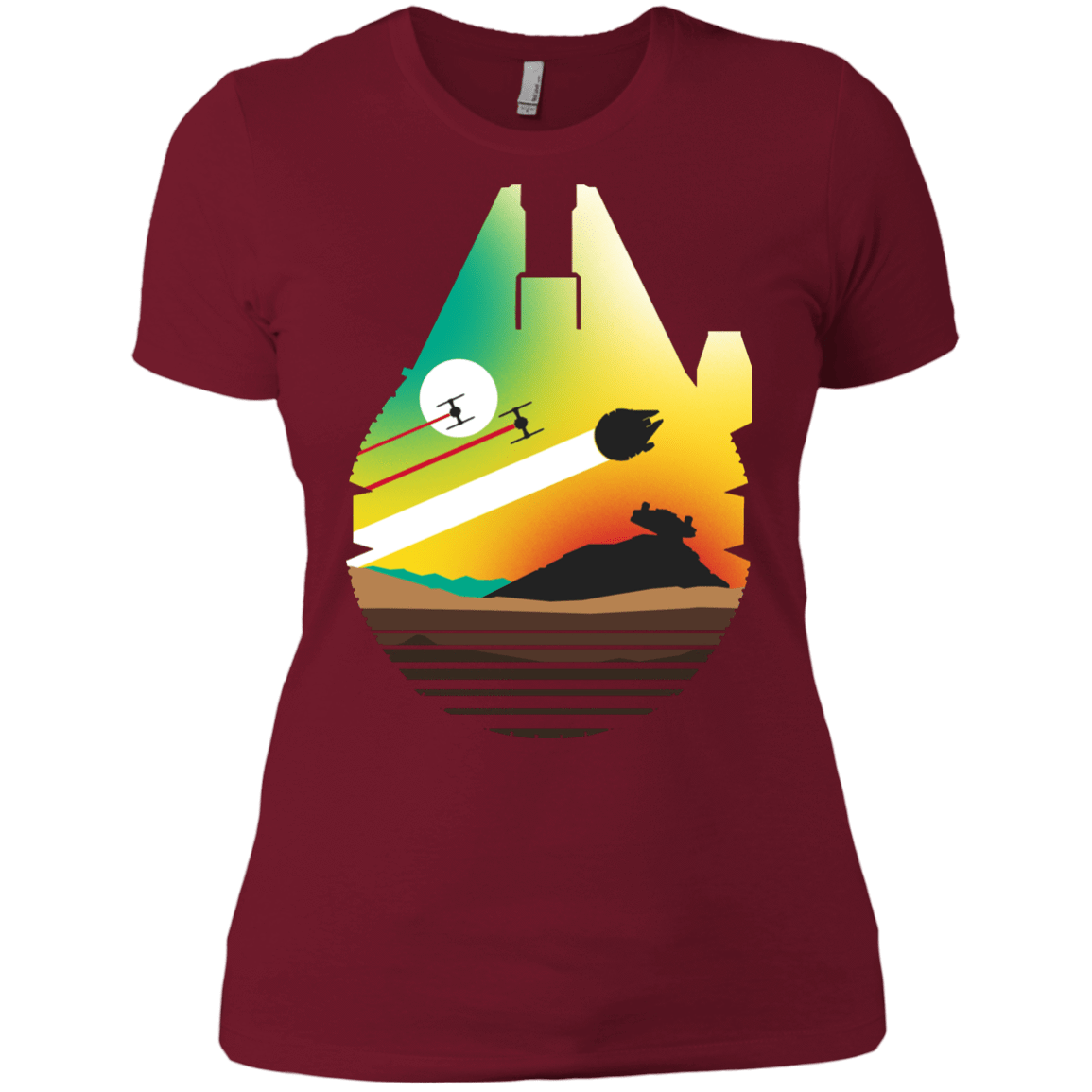 T-Shirts Scarlet / X-Small Escape from Desert Planet Women's Premium T-Shirt