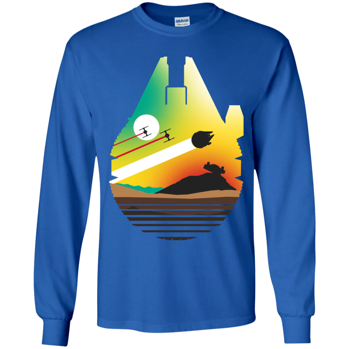 T-Shirts Royal / YS Escape from Desert Planet Youth Long Sleeve T-Shirt