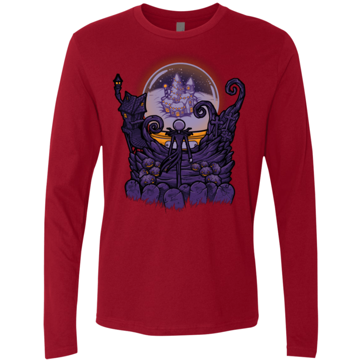 T-Shirts Cardinal / Small Escape From Nightmare Men's Premium Long Sleeve