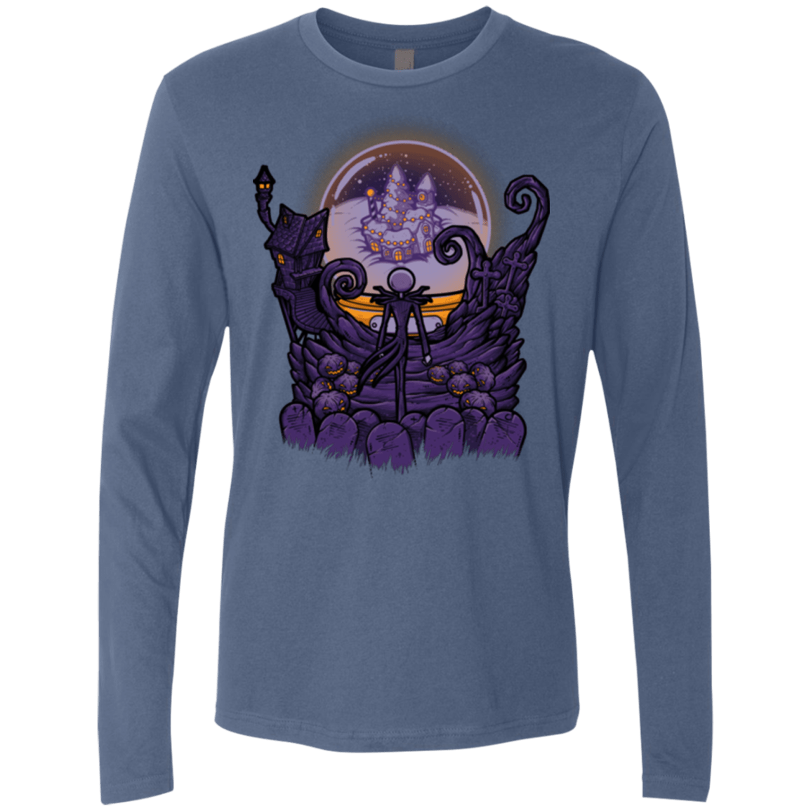 T-Shirts Indigo / Small Escape From Nightmare Men's Premium Long Sleeve