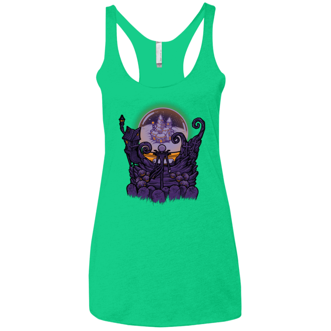 T-Shirts Envy / X-Small Escape From Nightmare Women's Triblend Racerback Tank