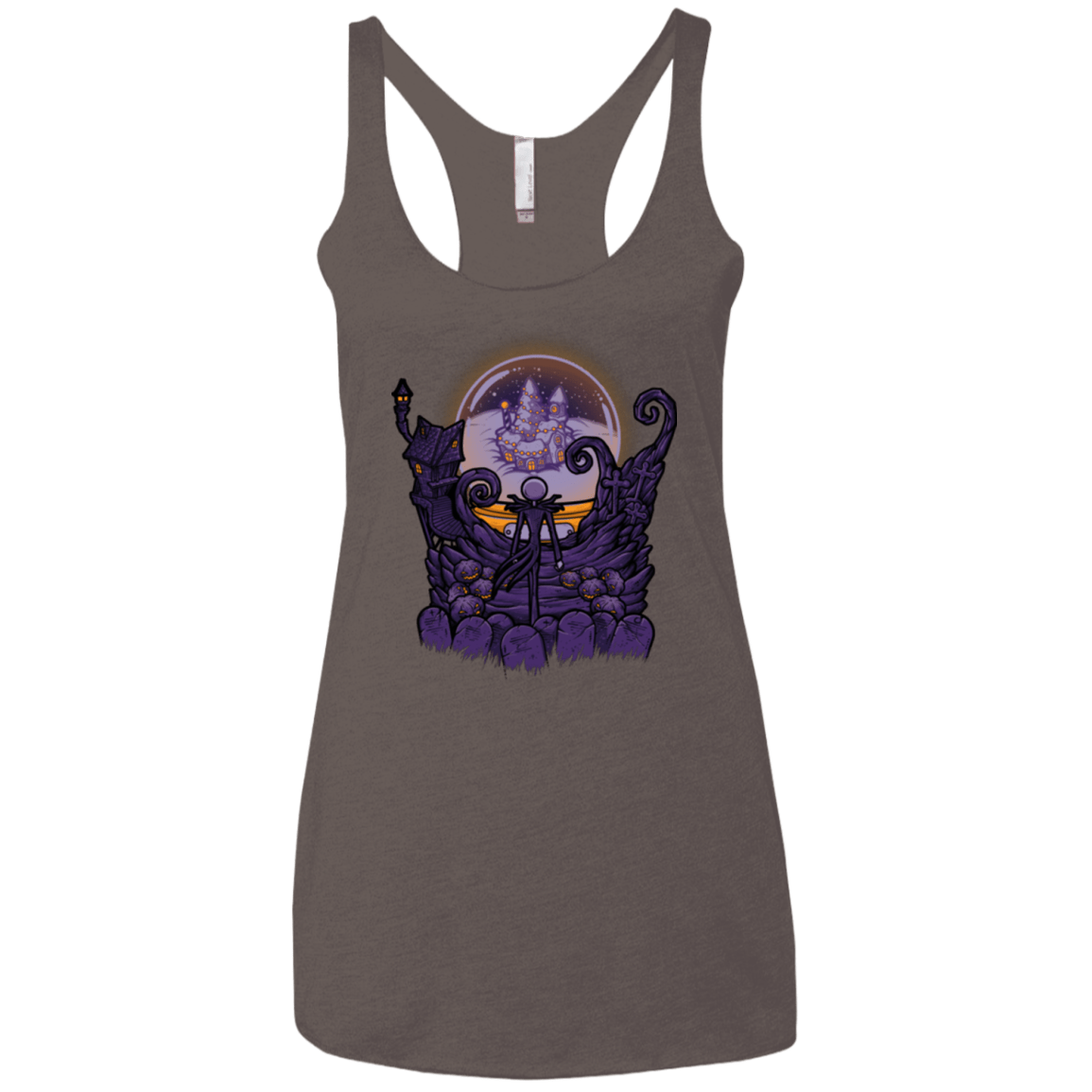 T-Shirts Macchiato / X-Small Escape From Nightmare Women's Triblend Racerback Tank