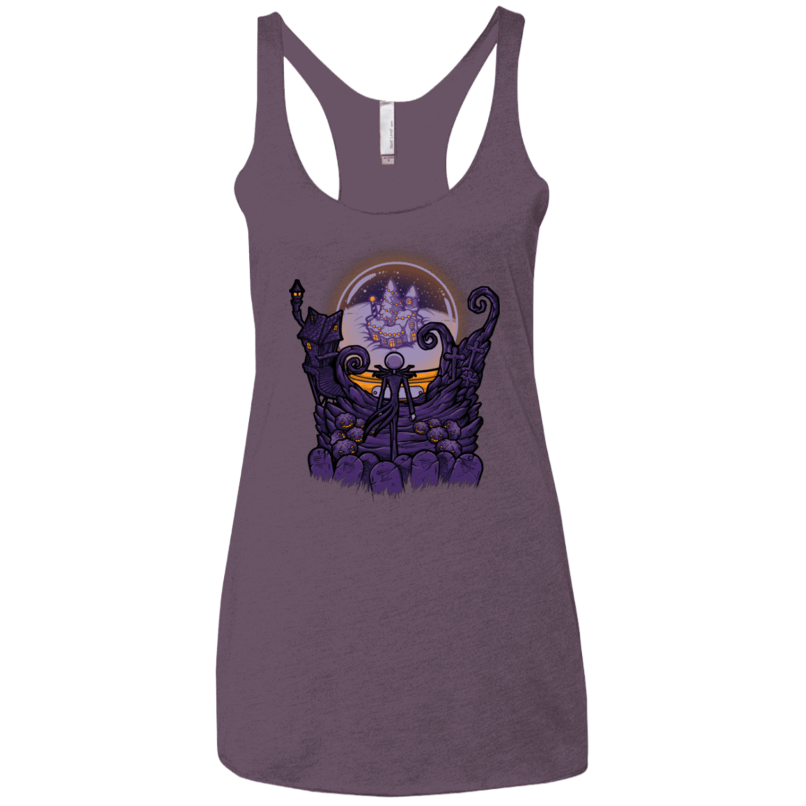 T-Shirts Vintage Purple / X-Small Escape From Nightmare Women's Triblend Racerback Tank