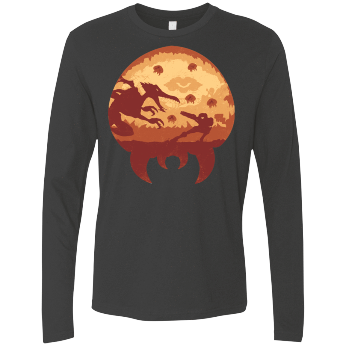 T-Shirts Heavy Metal / Small Escape from Zebes Men's Premium Long Sleeve