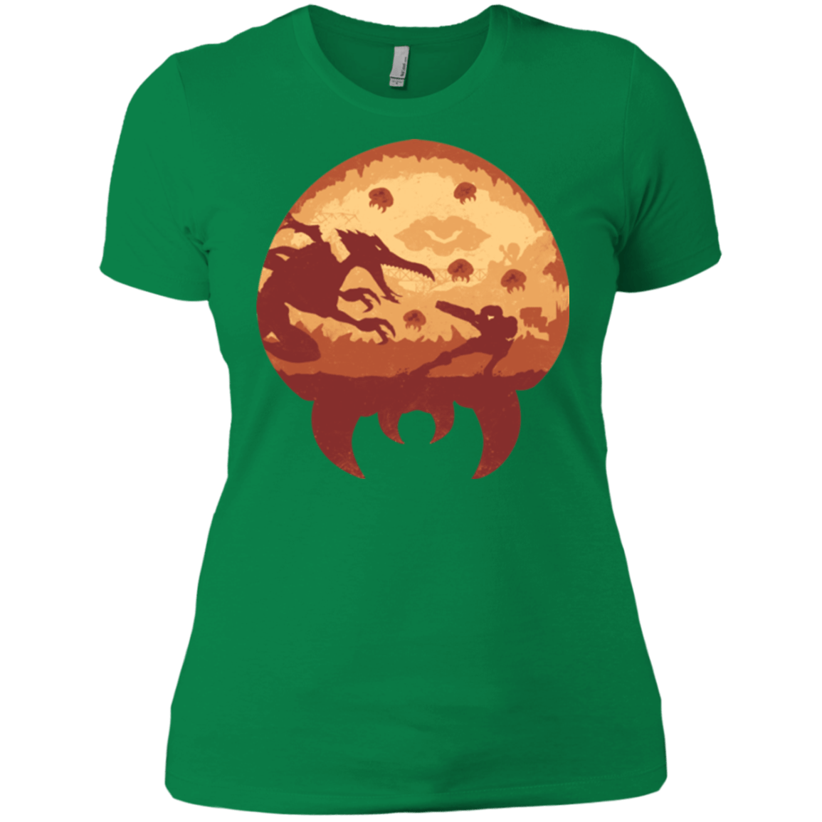 T-Shirts Kelly Green / X-Small Escape from Zebes Women's Premium T-Shirt