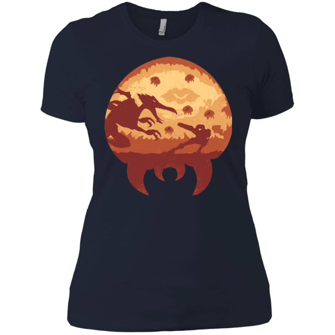 T-Shirts Midnight Navy / X-Small Escape from Zebes Women's Premium T-Shirt