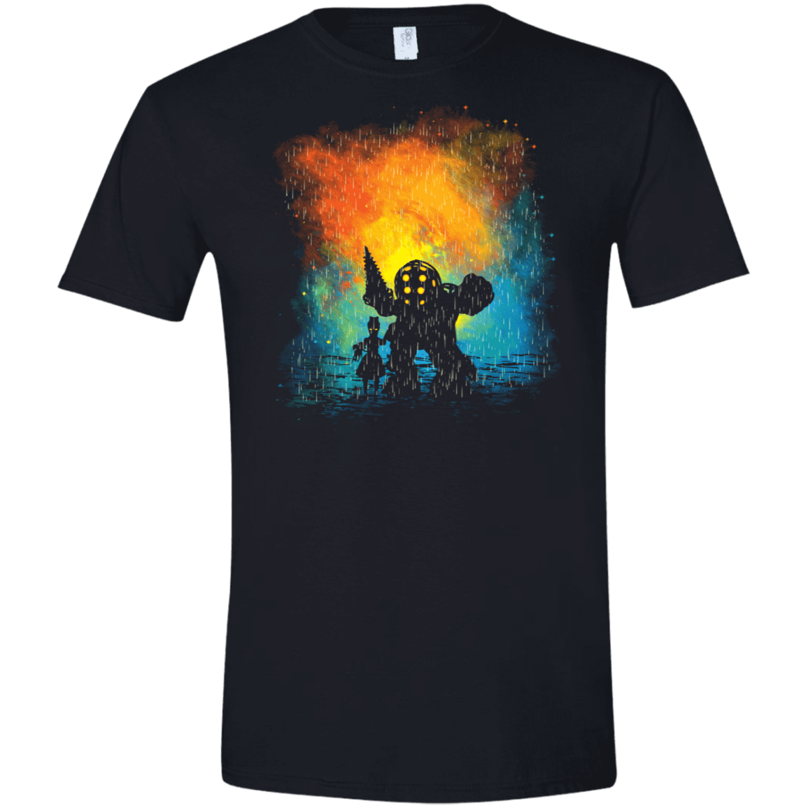 T-Shirts Black / X-Small Escape Rapture Men's Semi-Fitted Softstyle