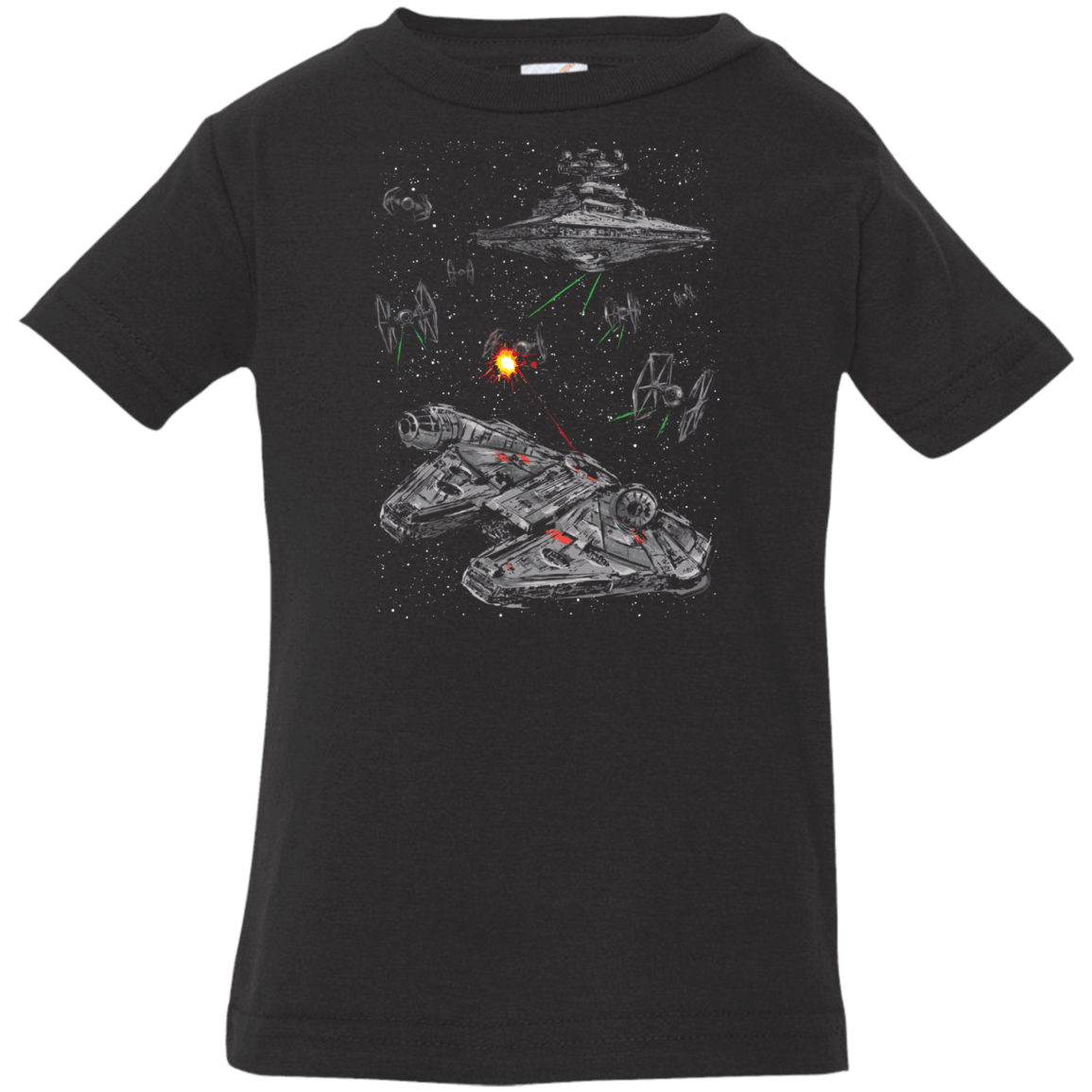 T-Shirts Black / 6 Months Escape the Imperial Navy Infant Premium T-Shirt