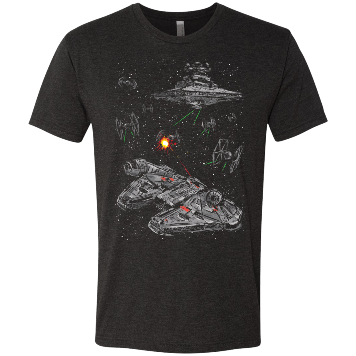 T-Shirts Vintage Black / S Escape the Imperial Navy Men's Triblend T-Shirt