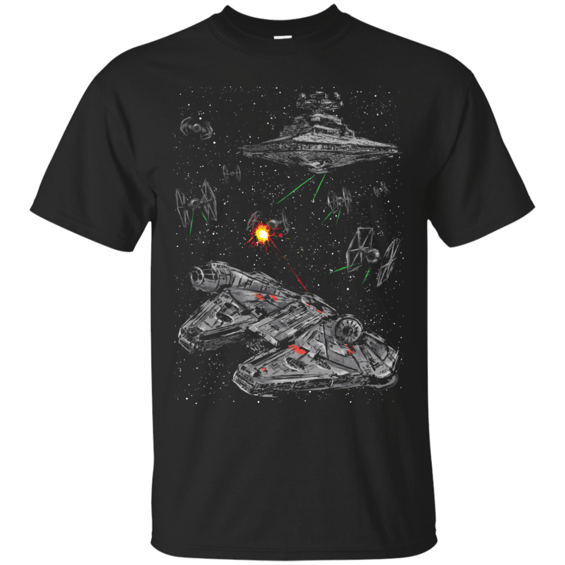 T-Shirts Black / S Escape the Imperial Navy T-Shirt