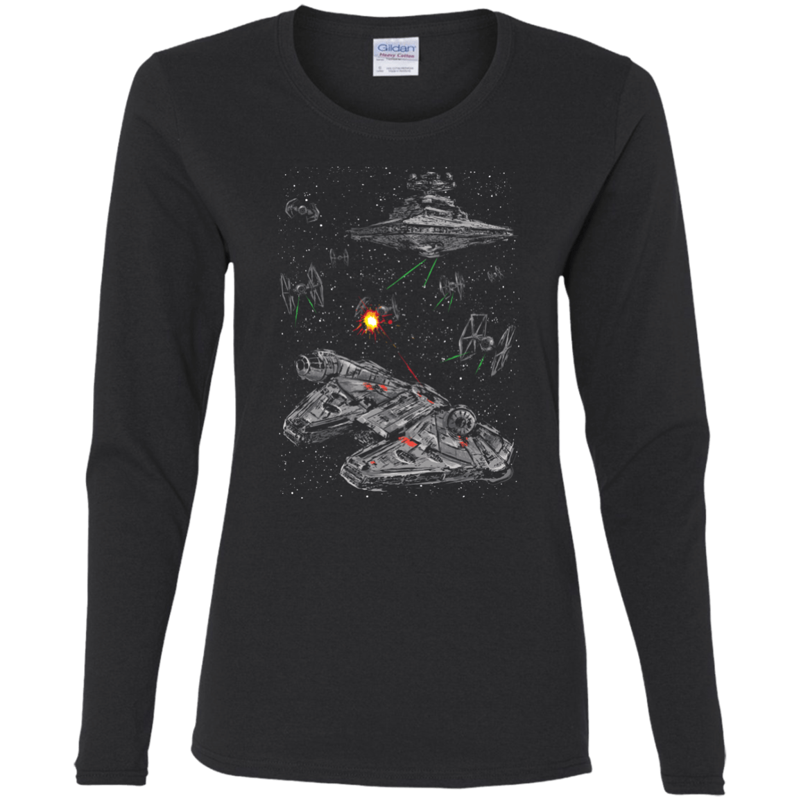 T-Shirts Black / S Escape the Imperial Navy Women's Long Sleeve T-Shirt