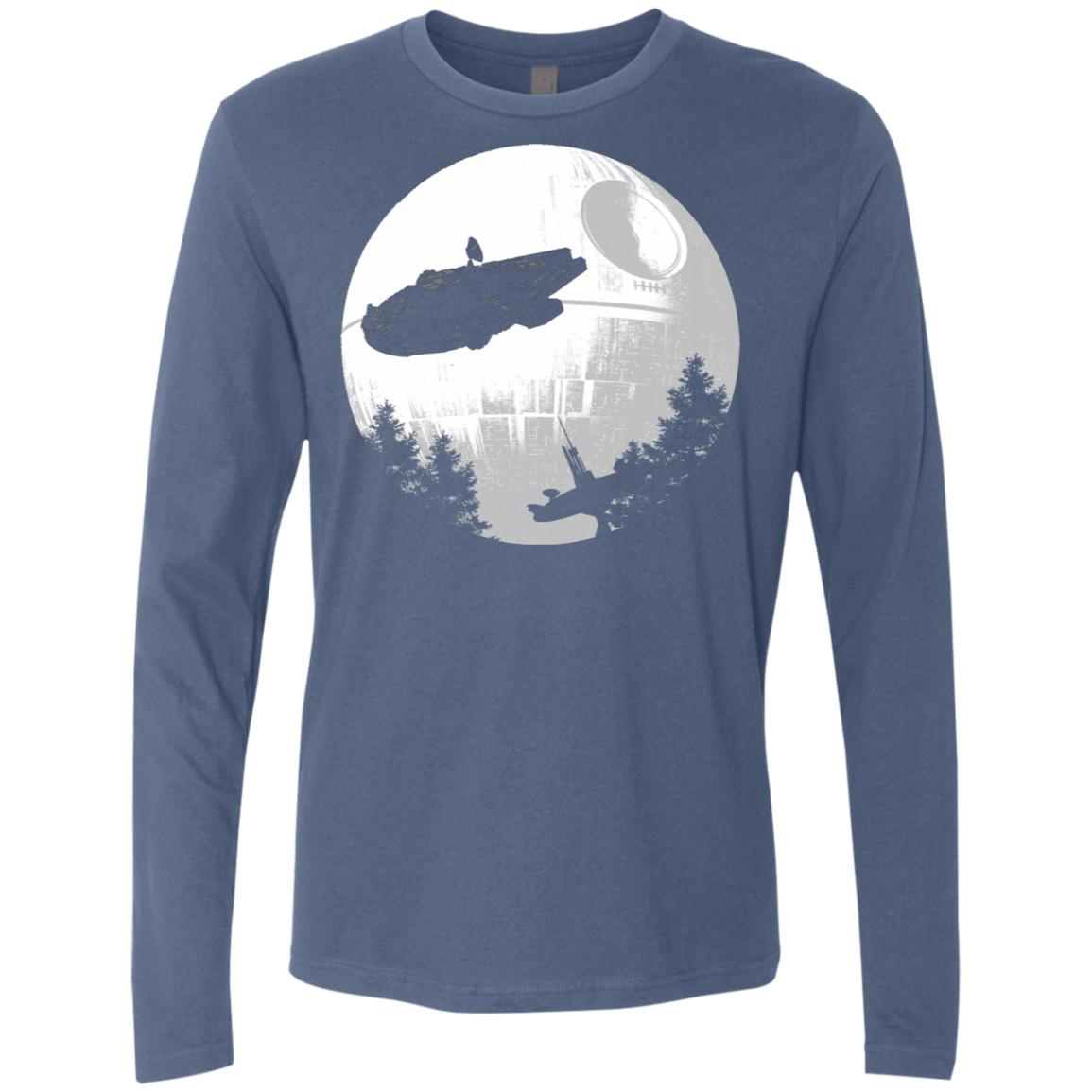 T-Shirts Indigo / S ET Parody Men's Premium Long Sleeve